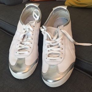 Onitsuka Tiger White Leather Trainers size 41.5